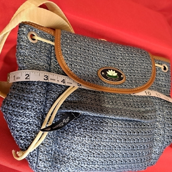 ✨️nwot ✨️Lily Bloom Woven Backpack Blue - Picture 4 of 8
